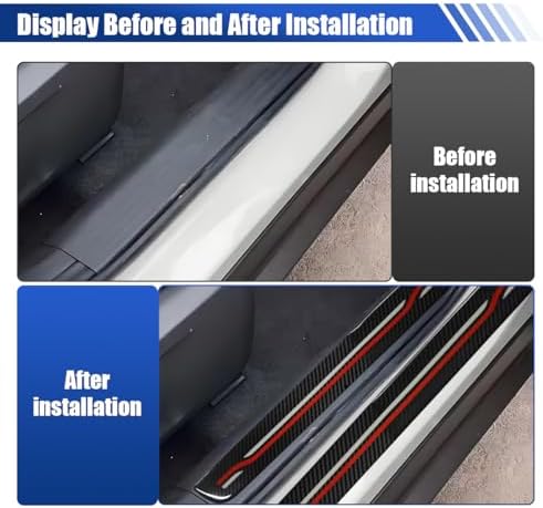 4PCS Car Door Sill Protector, Anti-Scratch Automotive Door Edge Guard Sticker - Image 5