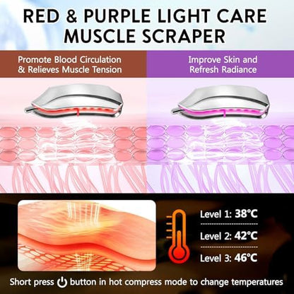 cjc Heated Muscle Scraper Tool Electric Fascia Knife Muscle Scraper Massage - Image 5