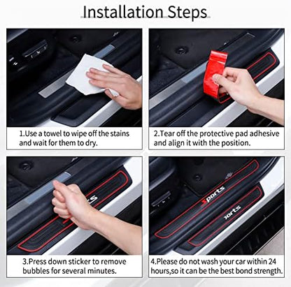 SINGARO Car Door Threshold Protection, Door Width 23.6x1.96inch Car/SUV - Image 4