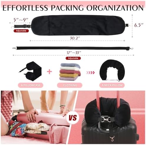 Stuffable Neck Pillow for Travel, Packable Neck Pillow - Image 5