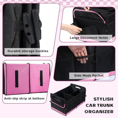 Car Trunk Organizer, 72L Large Capacity Waterproof Auto Storage Organizer - Image 4
