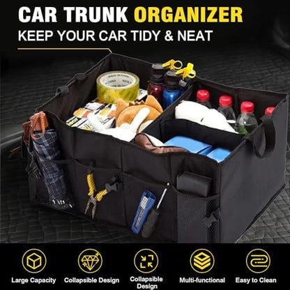 Car Trunk Organizer – Collapsible Multi Compartment Storage Box, Adjustable - Image 3