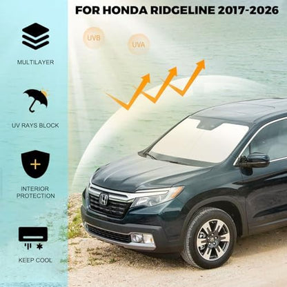 Foldable Front Windshield Sunshade fit - Image 2