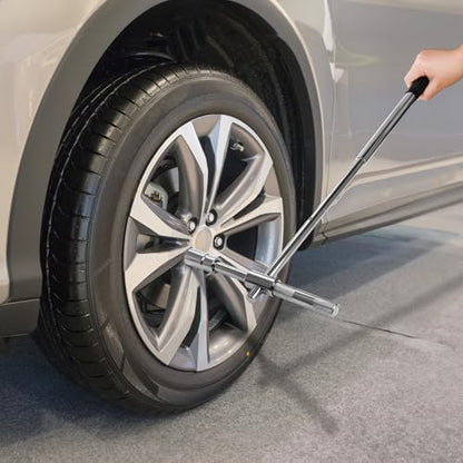 yarlung 25" Extended Lug Wrench, 4 Way Wheel Nut Wrench Set - Image 6