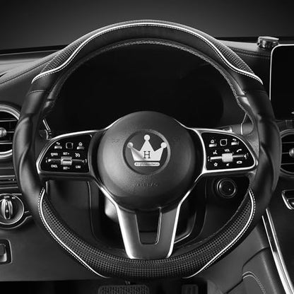 HighnessHwoo 3D Car Steering Wheel Cover Comfort Grip Massage Sporty Anti-Slip by HighnessHwoo