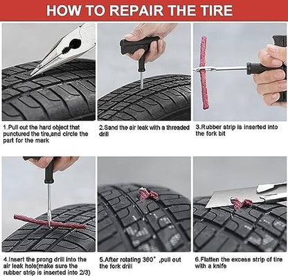 100 Pcs Tire Repair Plugs, Tire Repair Gum - Image 4