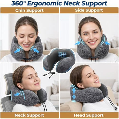 ExploreBliss Travel Pillow, Neck Pillow Airplane - Image 4