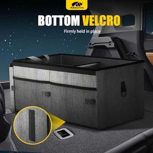 MIKKUPPA Trunk Organizer with Lid - 65L Car Organizer with Cooler - Image 4