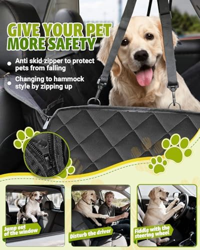 Dog Car Seat Cover, 600D Heavy Dute Car Seat Cover - Image 5