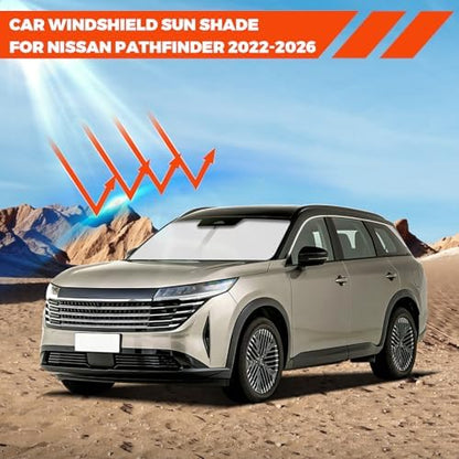 Foldable Front Windshield Sunshade - Image 2
