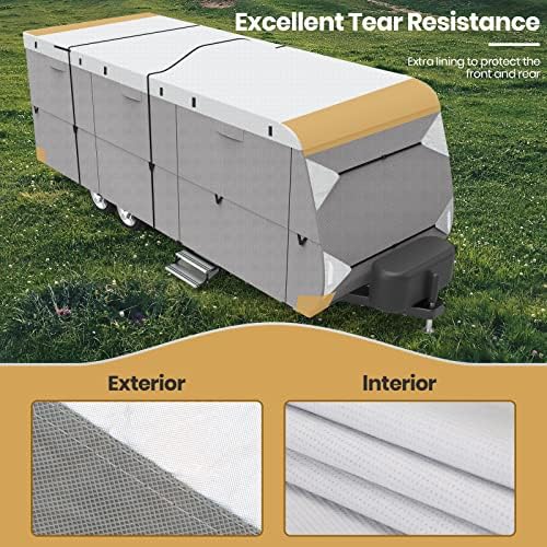 22'-24' Travel Trailer RV Cover Windproof Extra Thick & Anti-UV - Image 6