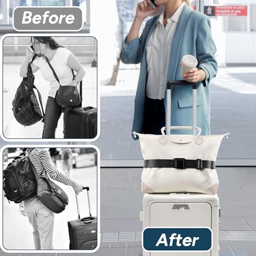 Travel Inspira Magnetic Quick Release Luggage Straps Black - Image 4