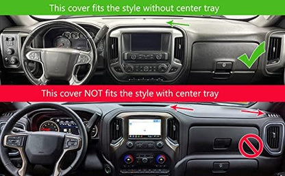 Yiz Dash Cover for GMC Sierra/Chevy Silverado 1500 2014-2018 Y32 - Image 2