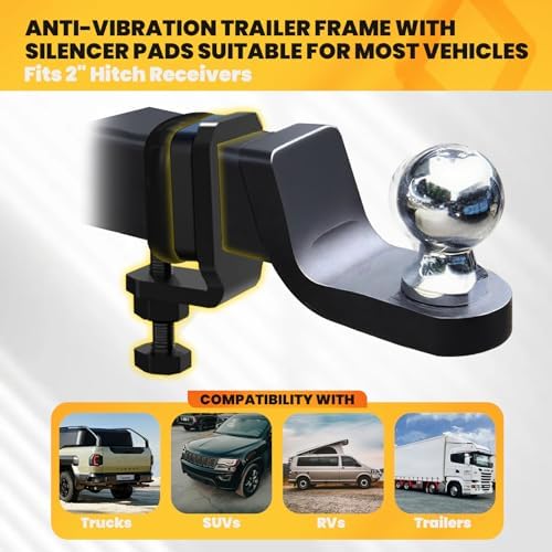 2.5-Inch Anti-Rattle Trailer Hitch Clamp - Image 5