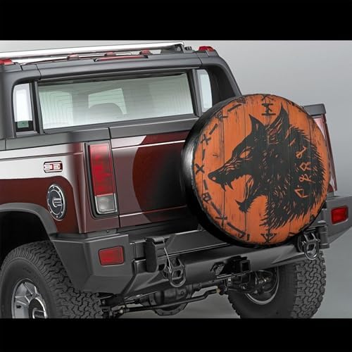 Wolf Spare Tire Cover Wheel Protectors Weatherproof Sun Protection Covers - Image 6