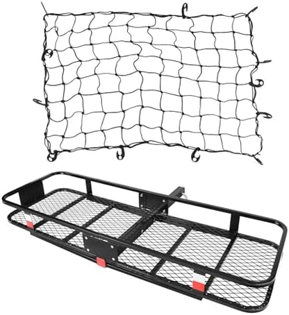 FORWODE 60x20x6 Hitch Carrier for 2 Inch Receiver, 500LB Capacity Hitch Mount - Image 2