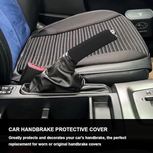 Car Handbrake Cover, Brake Handle Cover, Waved Shaped Parking Brake Lever - Image 3