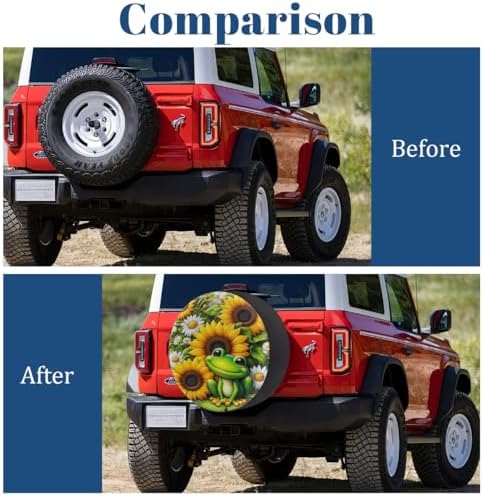Frog Spare Tire Cover Waterproof Dust-Proof Spare Wheel Covers - Image 5