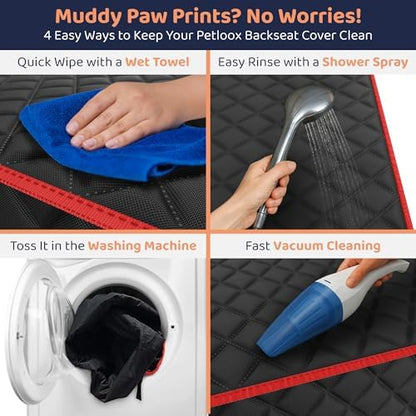 Dog Car Seat Cover for Back Seat, Dog Hammock for Car, Truck & Tesla - Image 6