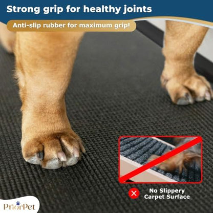 Dog Ramp for Couch – Non-Slip, Sturdy Build Foldable Wooden Dog Ramp – Supports - Image 3