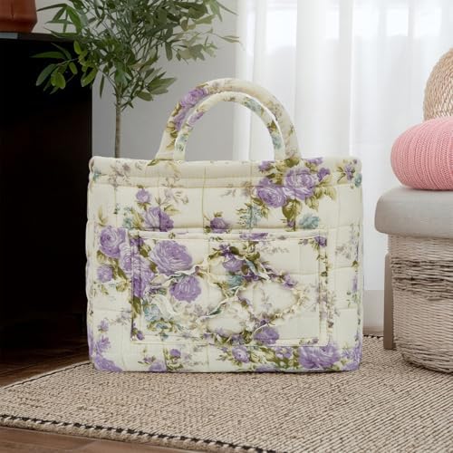 Car Storage Basket for Back Seat, Aesthetic Fabric Storage Basket for Clothes - Image 4