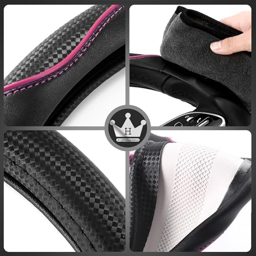 HighnessHwoo 3D Car Steering Wheel Cover Comfort Grip Massage Sporty Anti-Slip - Image 7