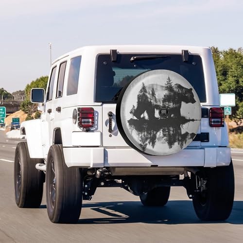 Delerain Bear and Tree Spare Tire Cover - Image 2