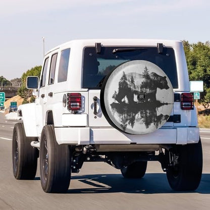 Delerain Bear and Tree Spare Tire Cover - Image 2