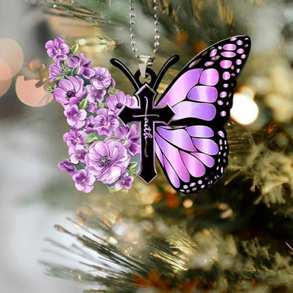 Butterfly Car Hanging Ornament, Hanging Charm Home Decoration Keepsake - Image 5