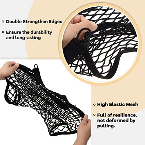 Frienda 4 Pcs Small Cargo Net Boat Storage Mesh Netting, 29 X 9.8 Inches - Image 3