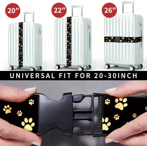 Luggage Straps for Suitcases, Heavy Duty Travel Belt - Image 4
