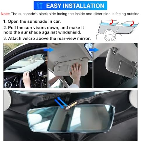 KUST Windshield Sun Shade for Toyota CHR 2018-2023 CH-R Window Accessories Sun - Image 6