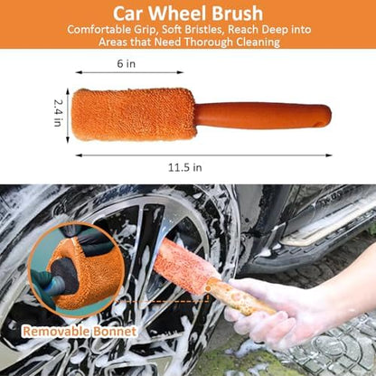 9Pcs Car Wash Detailing Kit Cleaning Kits, - Image 2
