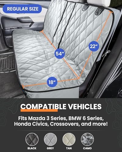 4Knines Dog Rear Seat Cover for Fold Down Seats - Image 2