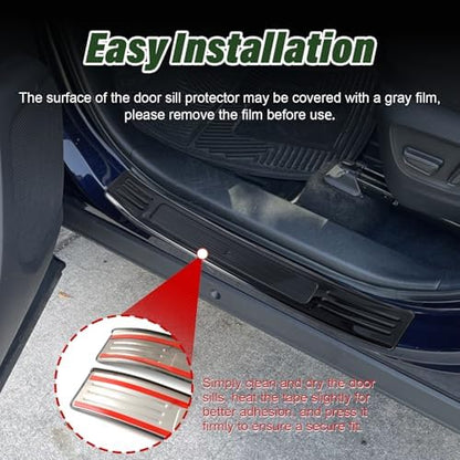 Door Sill Protector for Toyota Highlander 2020-2026 Door Sill Guards - Image 5