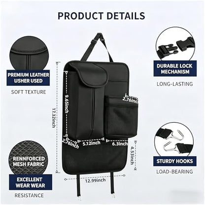 Car Seat Back Organizer, Car Organizers and Storage, Suitable - Image 5