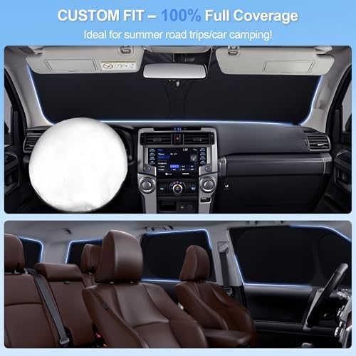 8pcs Car Window Shades for Subaru Crosstrek 2018-2023 Accessories, Windshield - Image 4