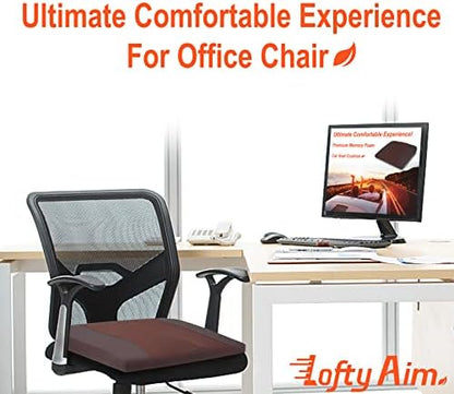 Lofty Aim Car Seat Cushion, Memory Foam Car Seat Cushions - Image 4