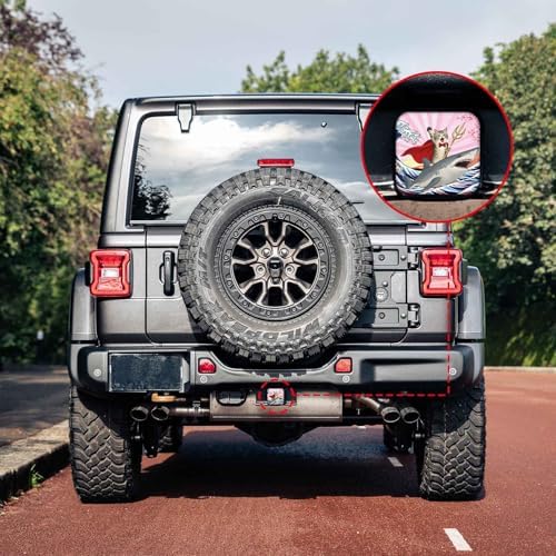 2" Trailer Hitch Cover Rubber Receiver Tube Cap Trailer Hitch Covers - Image 6