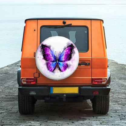Butterfly Spare Tire Cover for RV Trailer Watercolor Animal Bird Magical Fatasy - Image 2