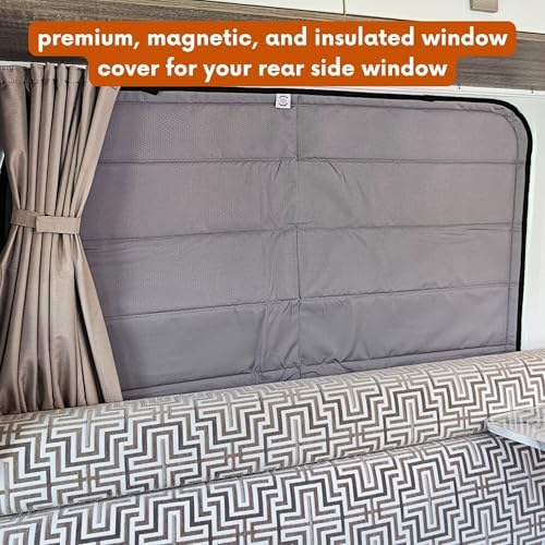 Living in a Bubble Insulated Blackout Mid Left Side Window Cover - Image 2