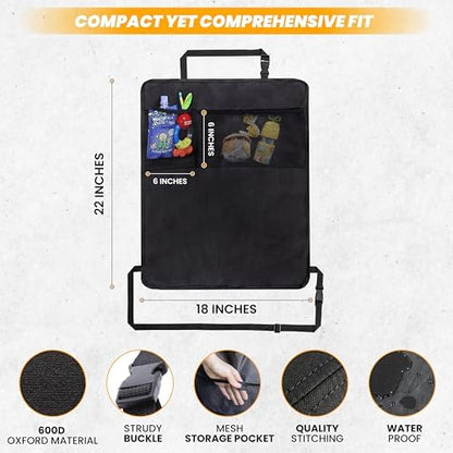 EcoNour Car Kick Mats Back Seat Protector - Image 3