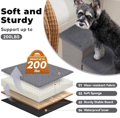 Zerbuger Dog Stairs with Storage - Image 4