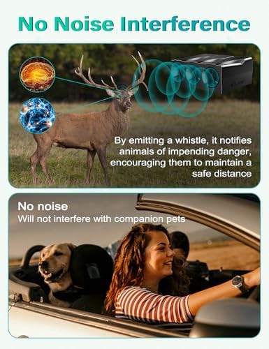 Elook Upgraded Deer Whistles for Car, Three-Horn, 6 Pack - Image 6