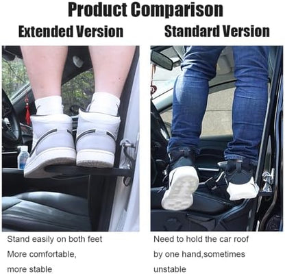 1Pc Car Foot Pegs Roof Rack SUV Door Folding Extended Feet Pedals Luggage Steps - Image 5
