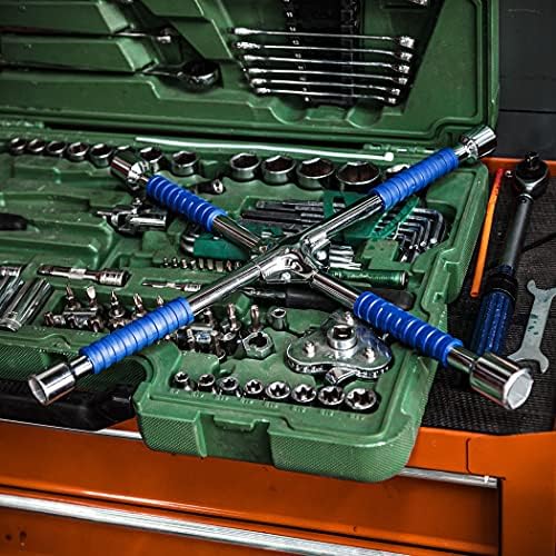 CARTMAN 16 Inch Heavy Duty Non-Slip 4-Way Universal Cross Lug Wrench - Image 7