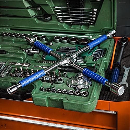 CARTMAN 16 Inch Heavy Duty Non-Slip 4-Way Universal Cross Lug Wrench - Image 7