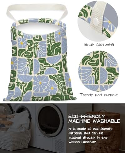 Car Trash Can, Seat Back Hanging Trash Bag, Cute Canvas Garbage Bag, Essential - Image 3