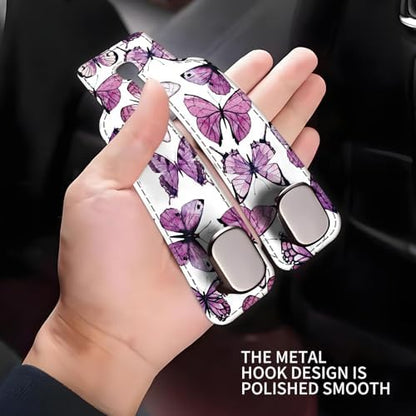 Car Seat Headrest Hook, Universal Leather Cute Hanger Holder Hook, Storage - Image 4