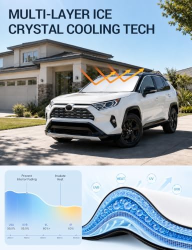 Proadsy Custom Fit Car Windshield Sun Shade - Image 4